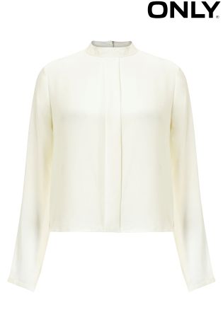 Only Highneck Cropped Shirt